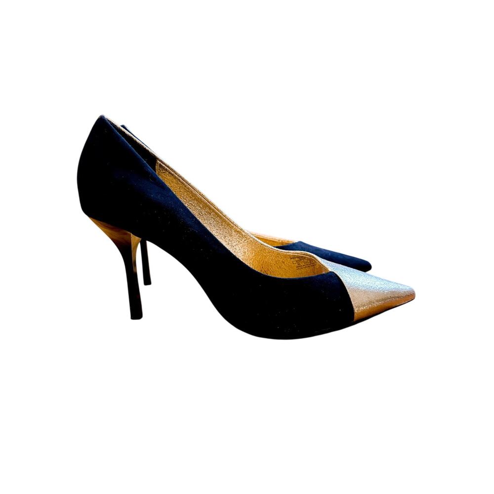 Zara Two Toned Metallic Heels size 39